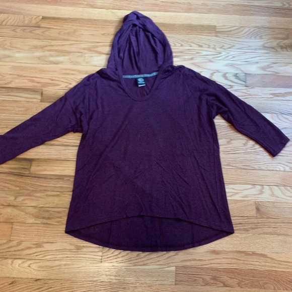 Bobeau Super Soft Purple Hooded Top - Picture 2 of 4